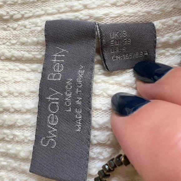 Sweaty Betty Rest Up Bouclé Half Zip Pullover - Picture 7 of 7